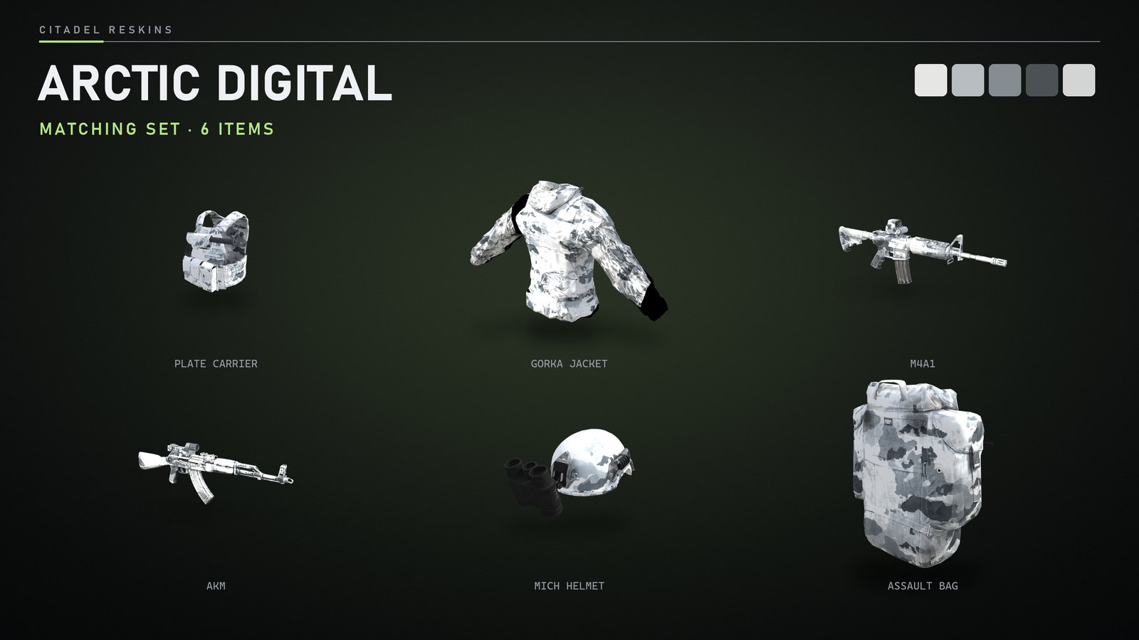 The Arctic Digital matching set