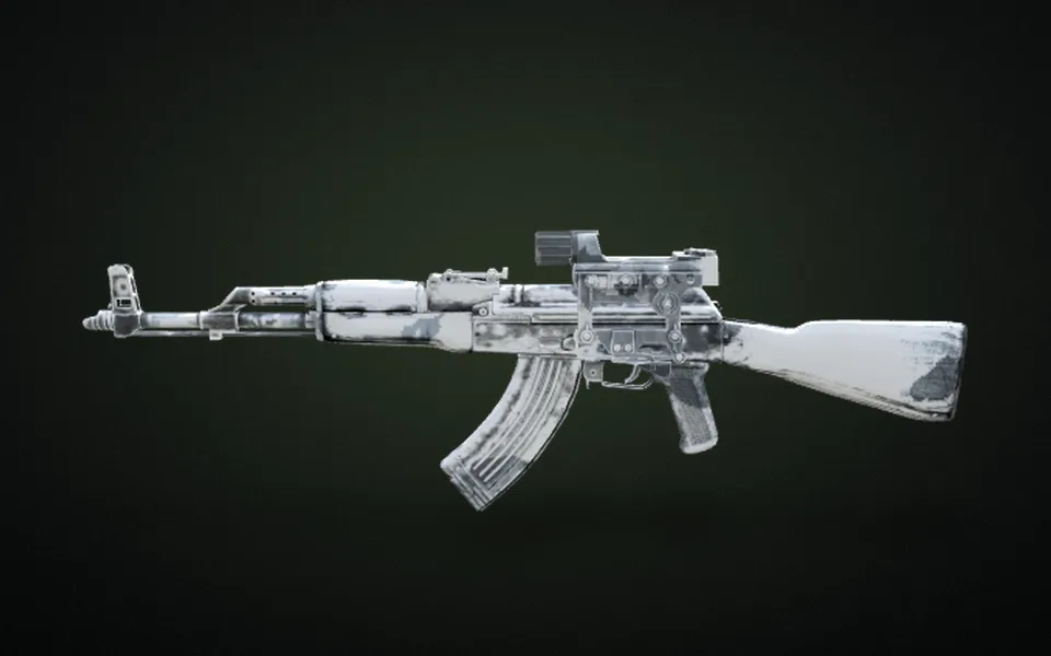 AKM turning all the way round