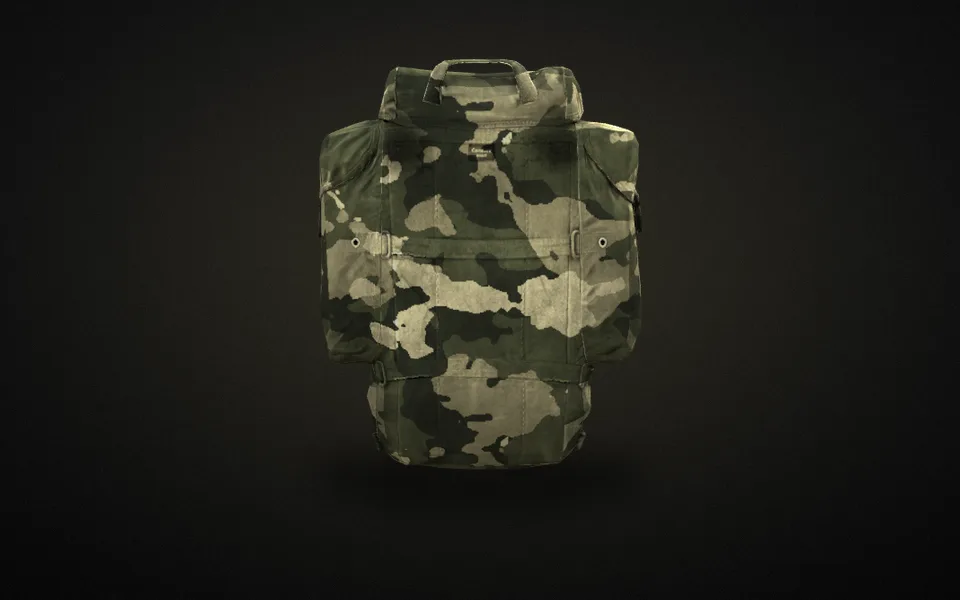Assault bag turning all the way round