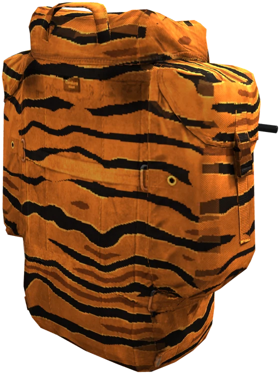 Assault bag in Pumpkin Tiger