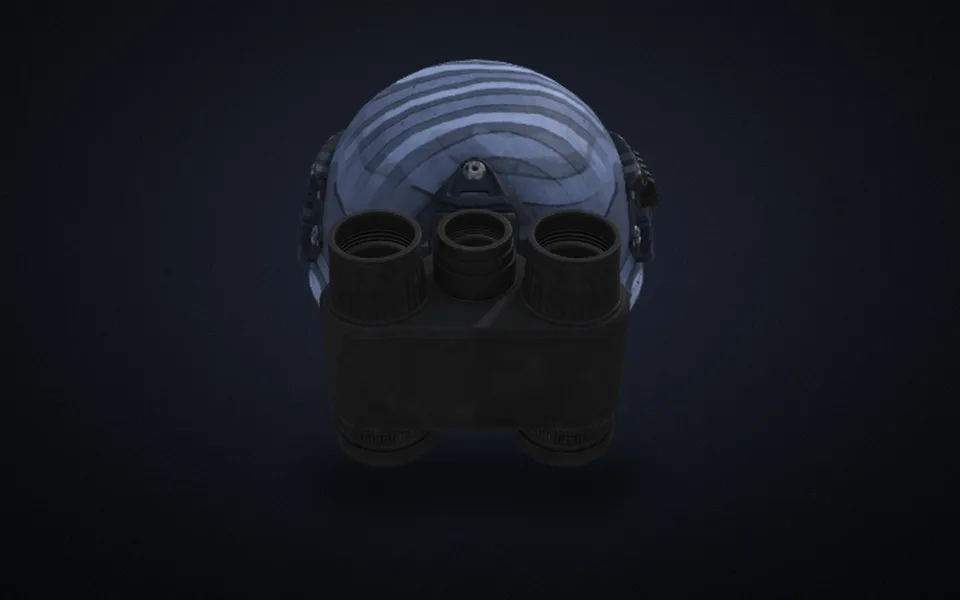 MICH helmet turning all the way round